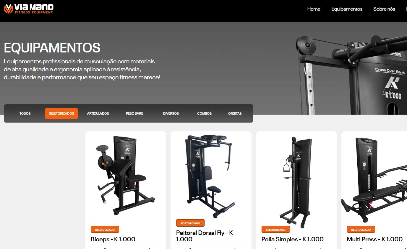 Site Via Mano Fitness